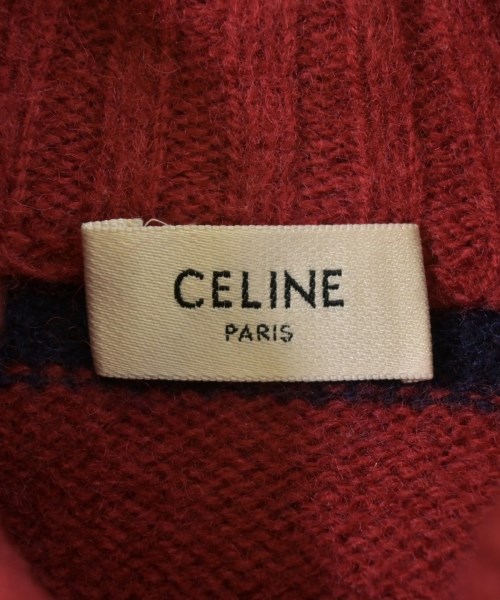 CELINE（セリーヌ）ニット・セーター 赤 サイズ:XS レディース/2200611370013