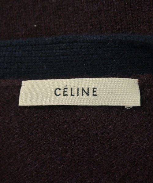 CELINE（セリーヌ）カーディガン 紺 サイズ:S レディース/2200613224086