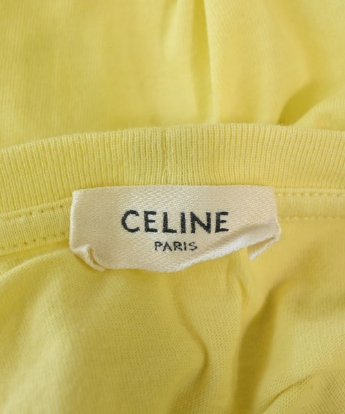 CELINE（セリーヌ）Tシャツ・カットソー 黄 サイズ:XS レディース/2200611226303