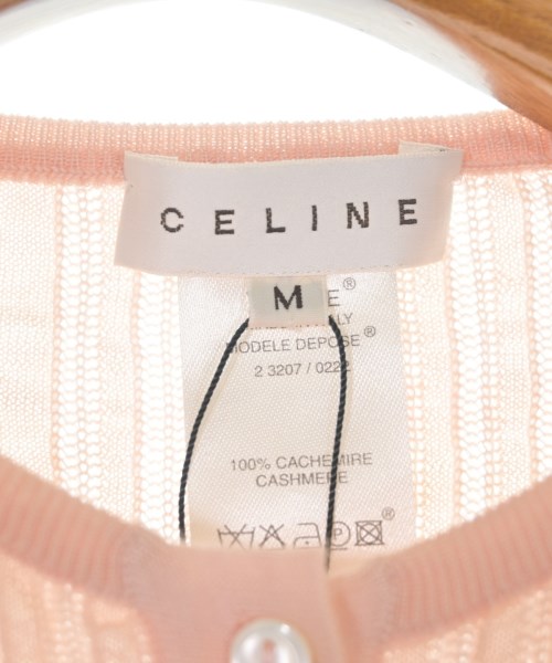 CELINE（セリーヌ）カーディガン ピンク サイズ:M レディース/2200608208206