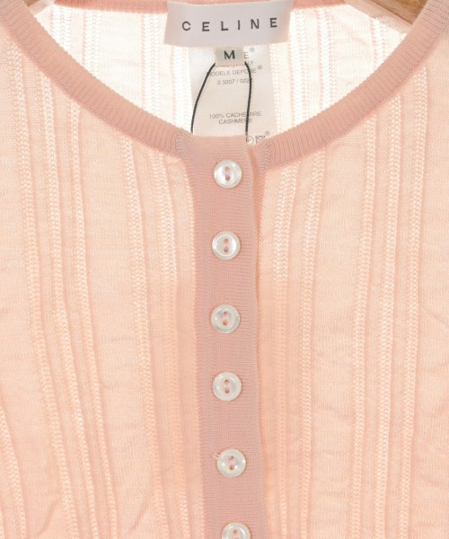 CELINE（セリーヌ）カーディガン ピンク サイズ:M レディース/2200608208206