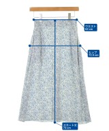CELINE（セリーヌ）ひざ丈スカート 青 サイズ:34(XXS位) レディース/2200547492179