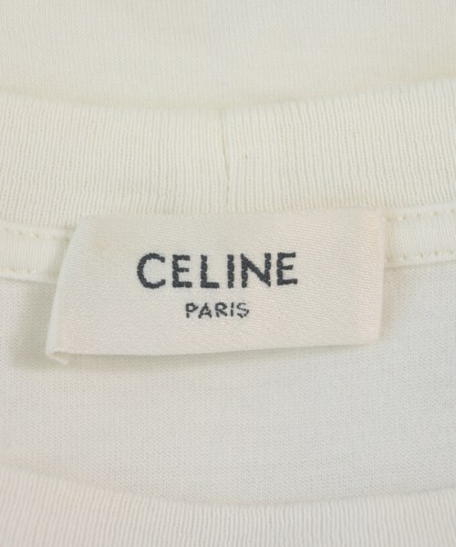 CELINE（セリーヌ）Tシャツ・カットソー 白 サイズ:M メンズ/2200617091042