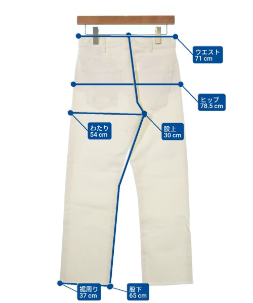 CELINE（セリーヌ）デニムパンツ 白 サイズ:24(S位) レディース/2200618049264