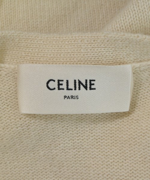 CELINE（セリーヌ）カーディガン 白 サイズ:XS レディース/2200609524350