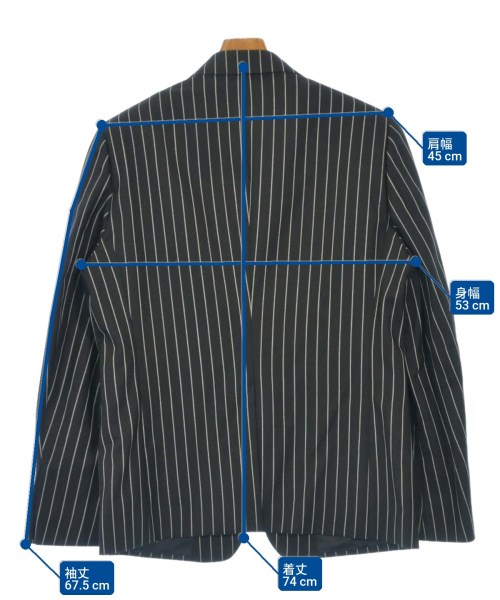 CELINE（セリーヌ）テーラードジャケット 黒 サイズ:52(XXL位) メンズ/2200618475032