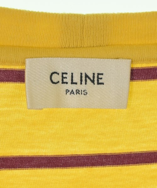 CELINE（セリーヌ）Tシャツ・カットソー 黄 サイズ:S メンズ/2200618193240