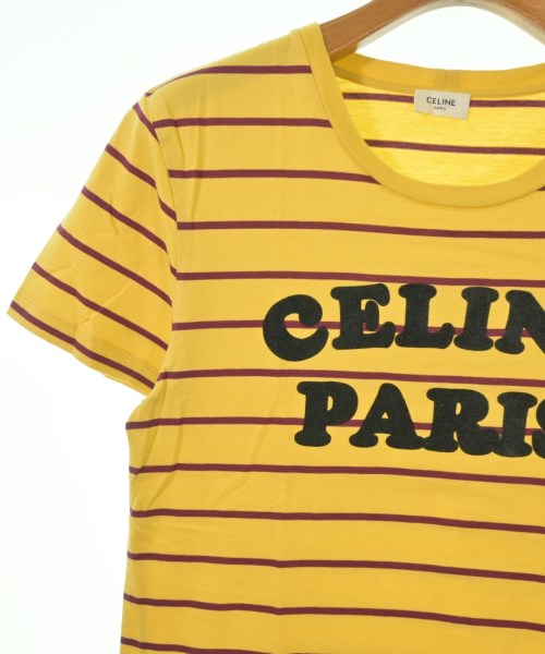 CELINE（セリーヌ）Tシャツ・カットソー 黄 サイズ:S メンズ/2200618193240