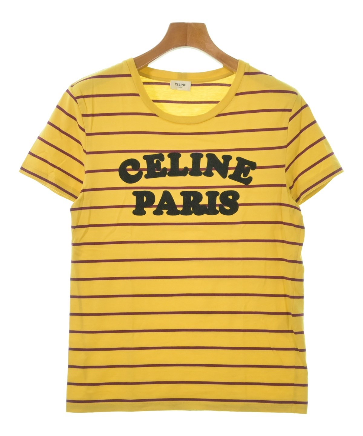 CELINE（セリーヌ）Tシャツ・カットソー 黄 サイズ:S メンズ