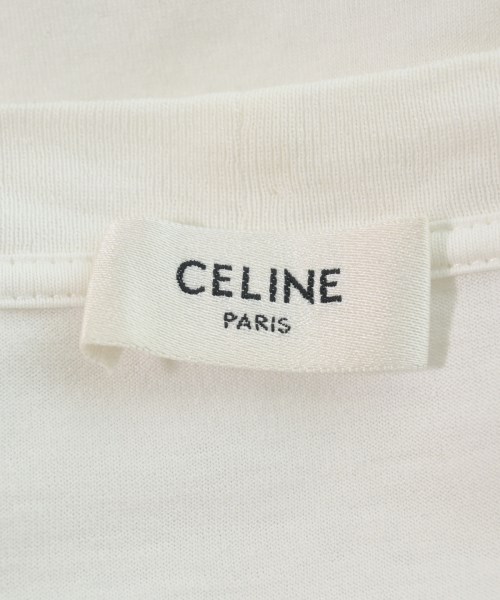 CELINE（セリーヌ）Tシャツ・カットソー 白 サイズ:XL メンズ/2200618827077
