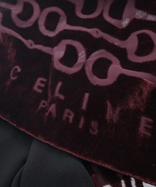 CELINE（セリーヌ）マフラー 赤 サイズ:- レディース/2200611283061