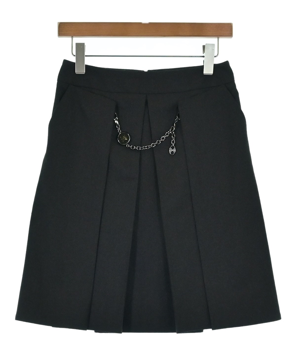 CELINE セリーヌ　スカート 36 CELINE - 新品同様 CELINE セリーヌ ピンディテール プリーツ ウール