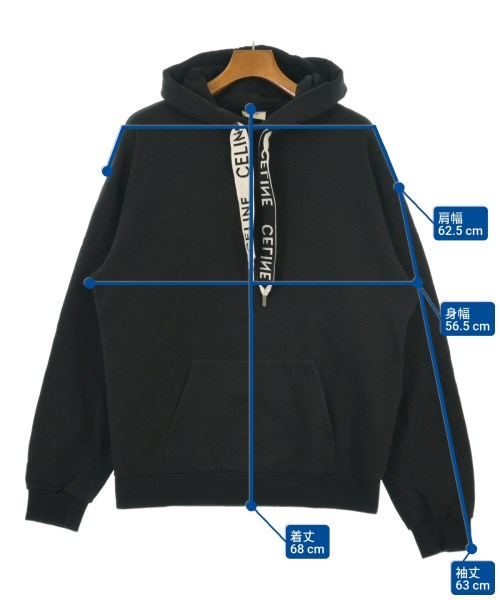 CELINE（セリーヌ）パーカー 黒 サイズ:L メンズ/2200619952013