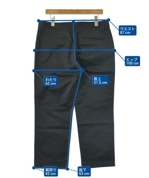 CELINE（セリーヌ）チノパン 黒 サイズ:L メンズ/2200619952044