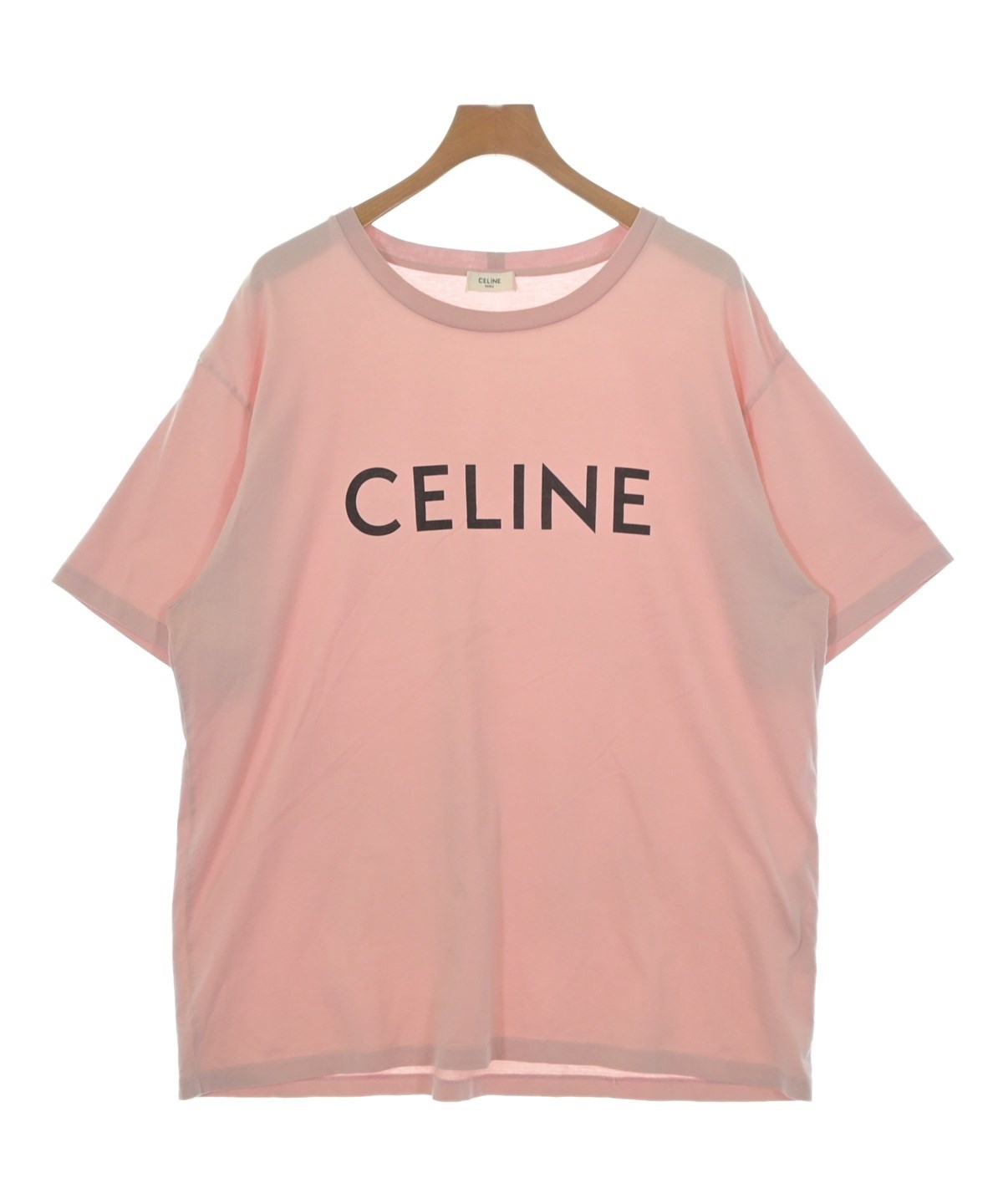 CELINE ピンク Tシャツ CELINE（セリーヌ）Tシャツ・カットソー ピンク サイズ:XXL