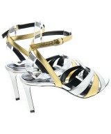 CELINE（セリーヌ）サンダル シルバー サイズ:EU37(23.5cm位) レディース/2200607435023