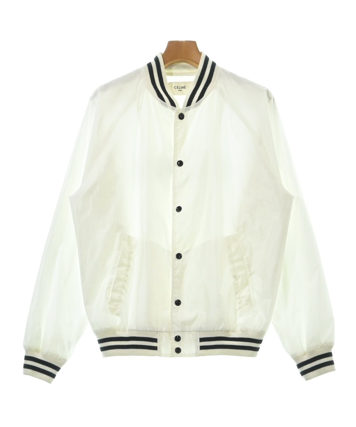 CELINE（セリーヌ）スタジャン 白 サイズ:48(L位) メンズ