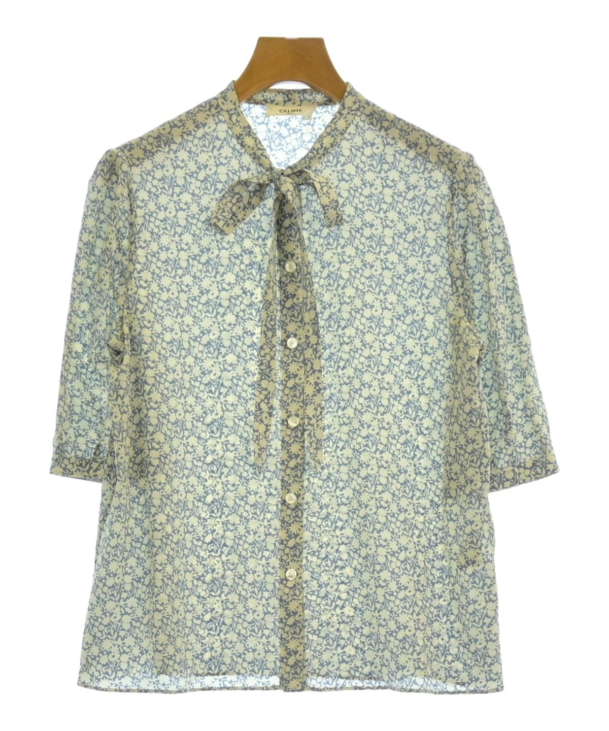 【美品】セリーヌ☆ブラウス CELINE - CELINE vintage navy shirt の通販 by 🍒🌈｜セリーヌならラクマ