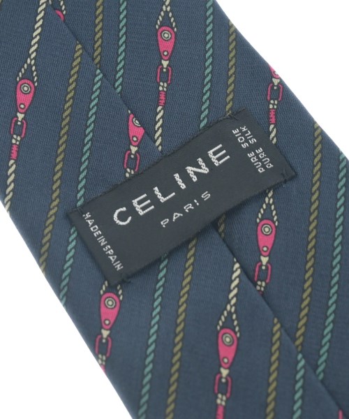 CELINE（セリーヌ）ネクタイ 緑 サイズ:- メンズ/2200608746326