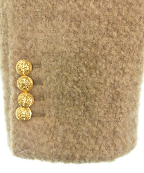 CELINE（セリーヌ）ノーカラージャケット ベージュ サイズ:36(XS位) レディース/2200570810018