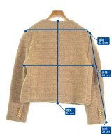 CELINE（セリーヌ）ノーカラージャケット ベージュ サイズ:36(XS位) レディース/2200570810018