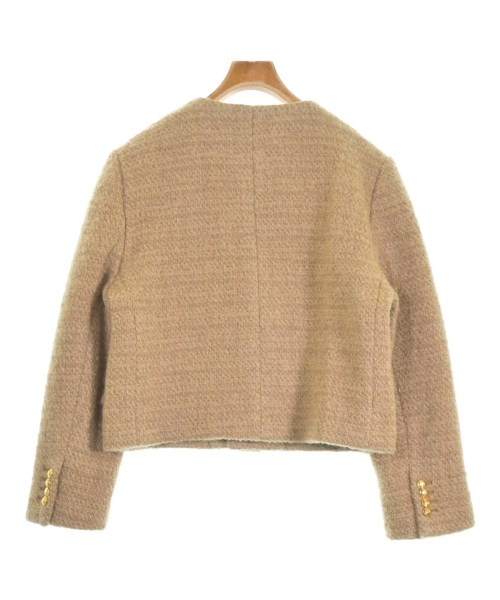 CELINE（セリーヌ）ノーカラージャケット ベージュ サイズ:38(S位) レディース/2200570810025