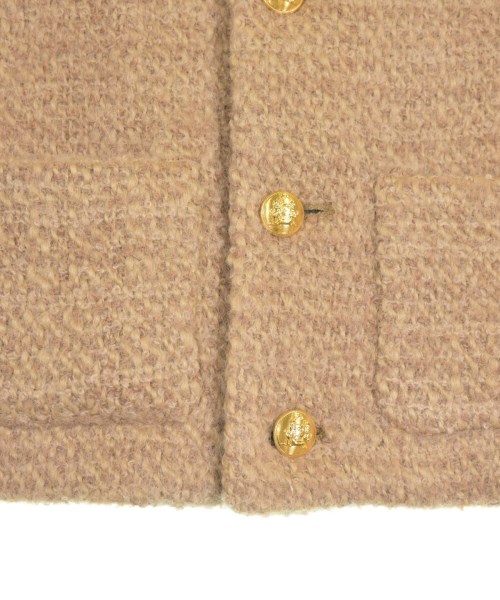 CELINE（セリーヌ）ノーカラージャケット ベージュ サイズ:38(S位) レディース/2200570810025