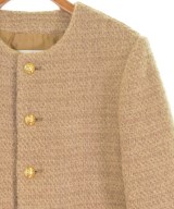 CELINE（セリーヌ）ノーカラージャケット ベージュ サイズ:38(S位) レディース/2200570810025