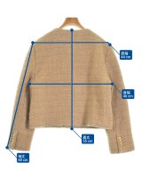 CELINE（セリーヌ）ノーカラージャケット ベージュ サイズ:38(S位) レディース/2200570810025