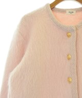 CELINE（セリーヌ）ノーカラージャケット ピンク サイズ:S レディース/2200570810049