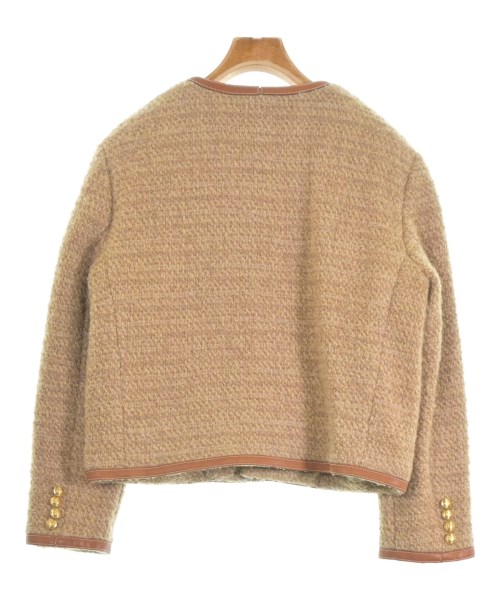 CELINE（セリーヌ）ノーカラージャケット ベージュ サイズ:38(S位) レディース/2200570810056