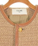 CELINE（セリーヌ）ノーカラージャケット ベージュ サイズ:38(S位) レディース/2200570810056