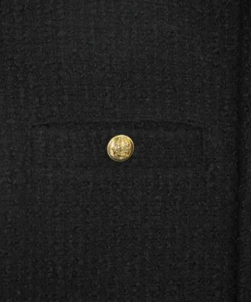 CELINE（セリーヌ）ノーカラージャケット 黒 サイズ:40(L位) レディース/2200570810070