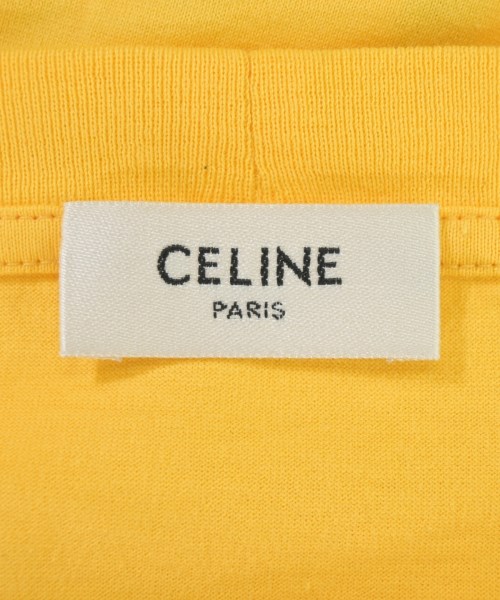 CELINE（セリーヌ）Tシャツ・カットソー 黄 サイズ:L メンズ/2200570810155