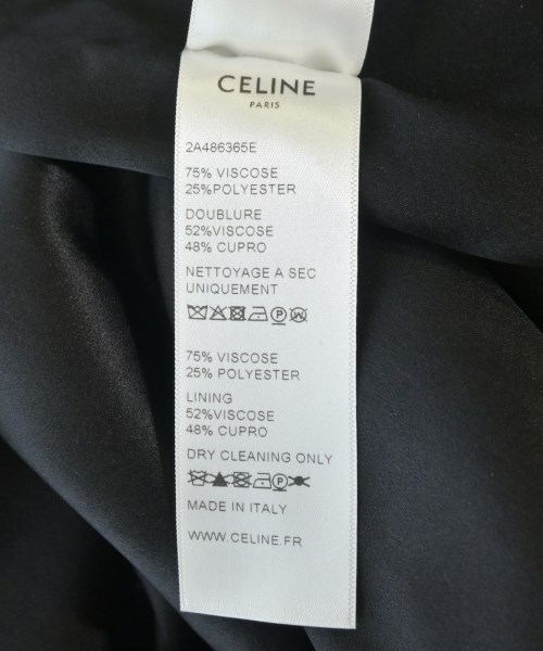 CELINE（セリーヌ）カジュアルジャケット 黒 サイズ:S メンズ/2200570810353