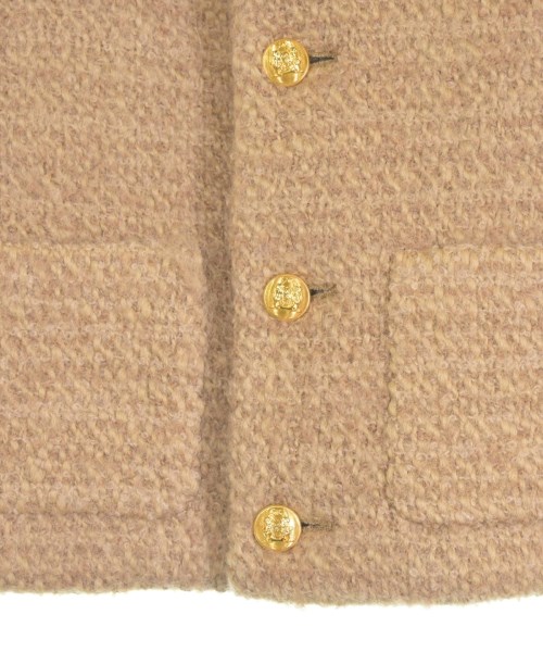CELINE（セリーヌ）ノーカラージャケット ベージュ サイズ:38(S位) レディース/2200570810377