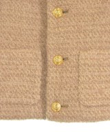 CELINE（セリーヌ）ノーカラージャケット ベージュ サイズ:38(S位) レディース/2200570810377