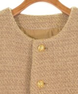 CELINE（セリーヌ）ノーカラージャケット ベージュ サイズ:38(S位) レディース/2200570810377
