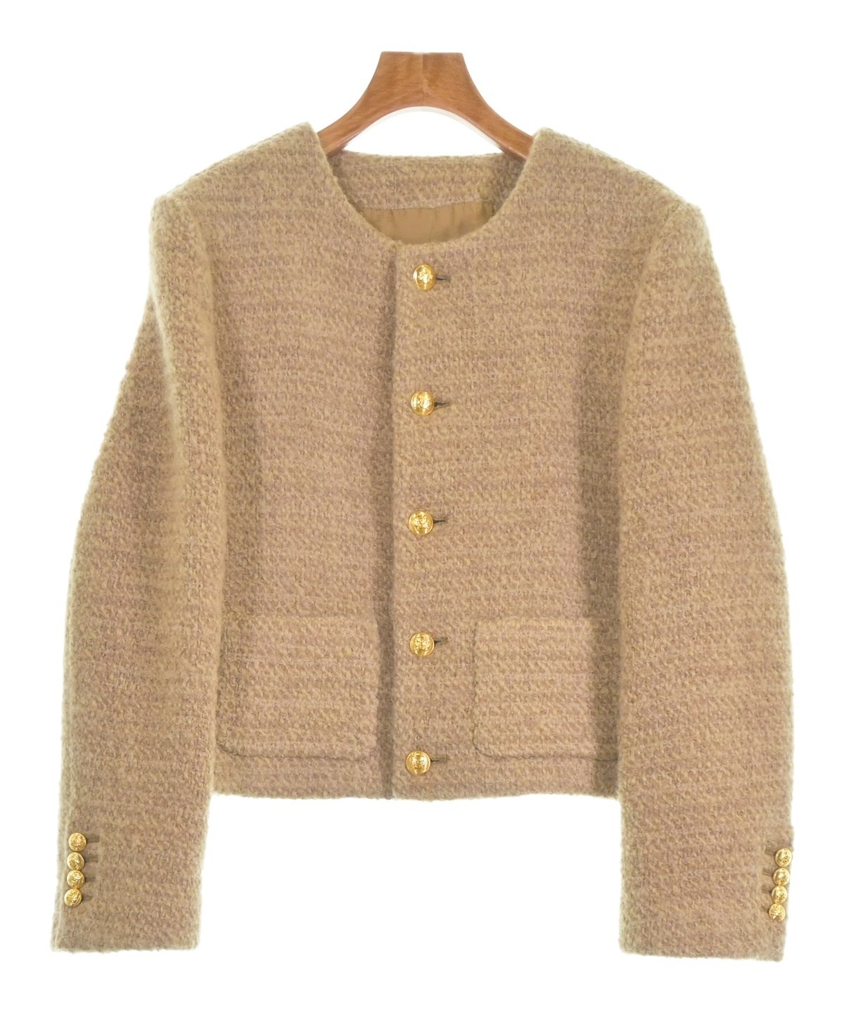 CELINE ベージュ テーラードジャケット 38 CELINE ベージュ テーラードジャケット 38 CELINE(セリーヌ