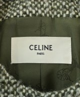 CELINE（セリーヌ）ノーカラージャケット カーキ サイズ:38(S位) レディース/2200570810391
