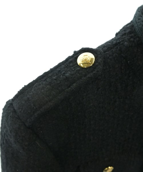 CELINE（セリーヌ）ノーカラージャケット 黒 サイズ:36(S位) レディース/2200570810407