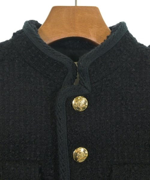 CELINE（セリーヌ）ノーカラージャケット 黒 サイズ:36(S位) レディース/2200570810407