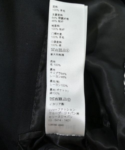 CELINE（セリーヌ）テーラードジャケット 黒 サイズ:44(S位) メンズ/2200570810445