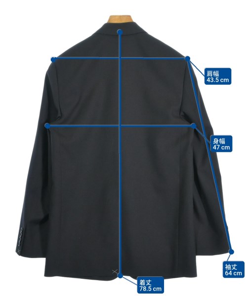 CELINE（セリーヌ）テーラードジャケット 黒 サイズ:44(S位) メンズ/2200570810445