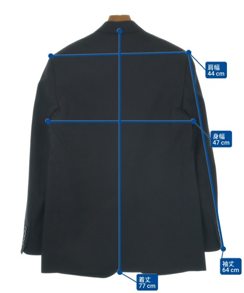 CELINE（セリーヌ）テーラードジャケット 黒 サイズ:44(S位) メンズ/2200571899012