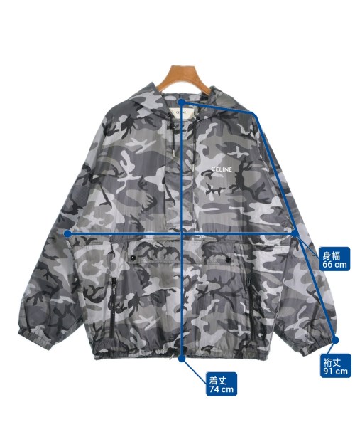 CELINE（セリーヌ）ブルゾン グレー サイズ:46(M位) メンズ/2200571899050