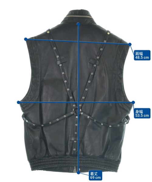 CELINE（セリーヌ）ライダース 黒 サイズ:44(S位) メンズ/2200571794034