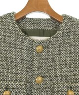 CELINE（セリーヌ）ノーカラージャケット 緑 サイズ:38(M位) レディース/2200572872014