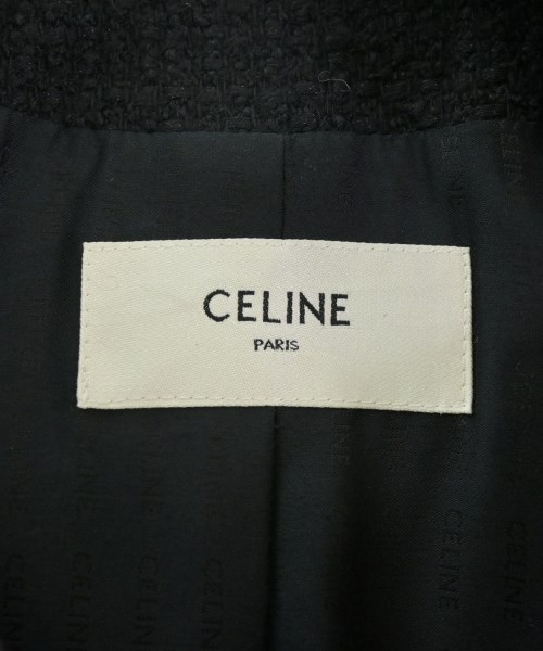 CELINE（セリーヌ）ノーカラージャケット 黒 サイズ:36(S位) レディース/2200572872021