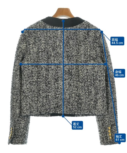 CELINE（セリーヌ）ノーカラージャケット 黒 サイズ:36(S位) レディース/2200572872021